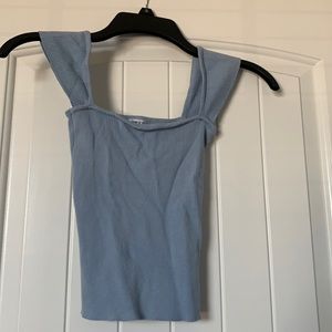 Light Blue cropped top